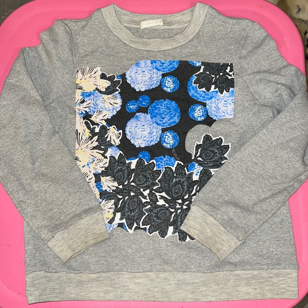 Michael Van Der Ham kids sweatshirt floral print size 10